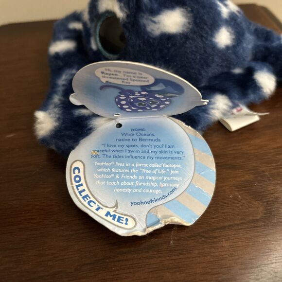 Yoohoo & Friends Rayee the Spotted Sting Ray Plush 8" - Picture 7 of 9